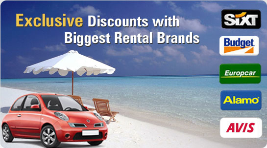 Exclusive discounts with biggest Rental Brands